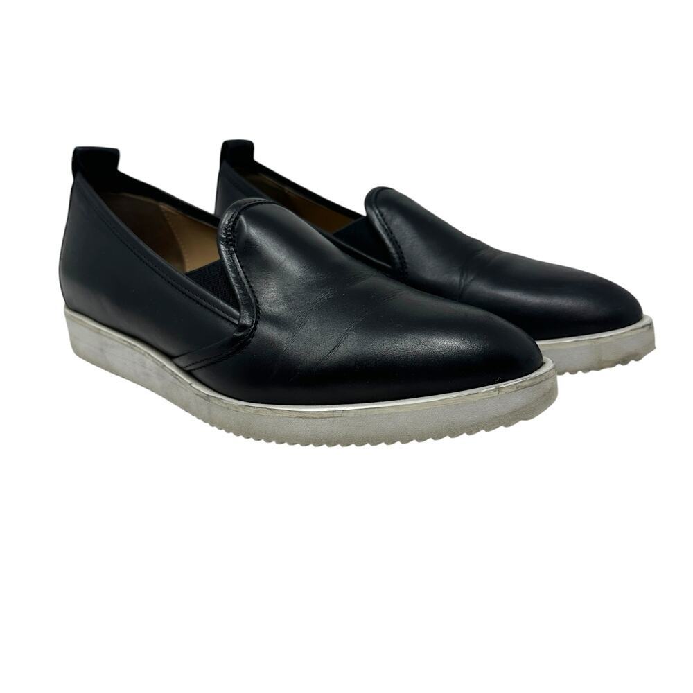 Everlane The Leather Street Shoe Black Pointed Toe Slip-On Size‎ 6.5